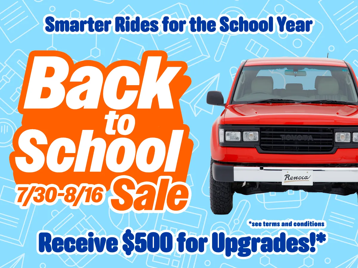 Back to School sale