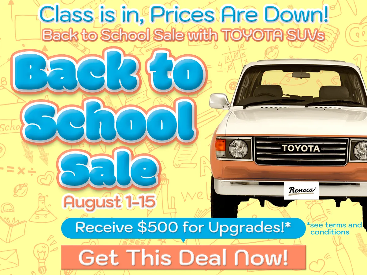 Back to school Sale