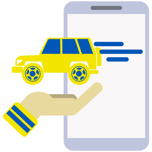 Online Delivery Illustration