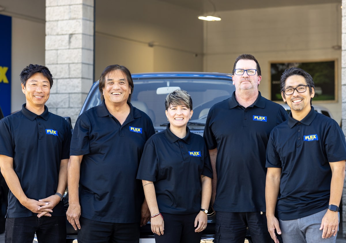 Staff at FLEX Automotive in San Diego