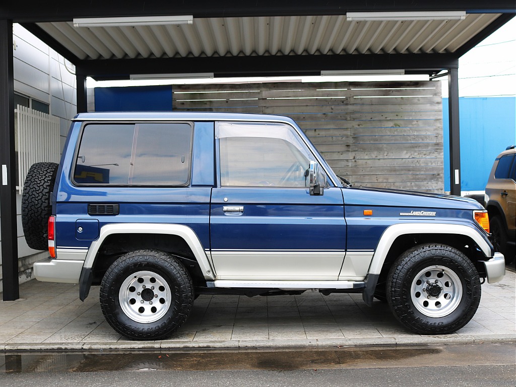 Side of a 1995 Land Cruiser Prado 71