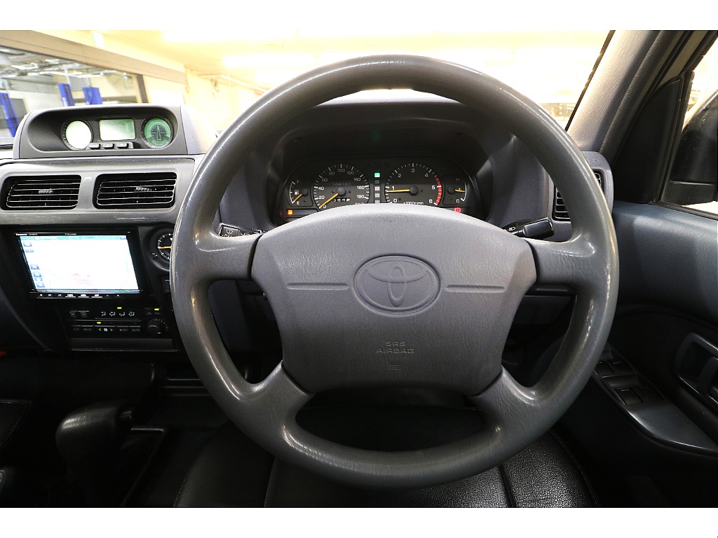 Steering wheel of a 1997 Land Cruiser 95 Prado