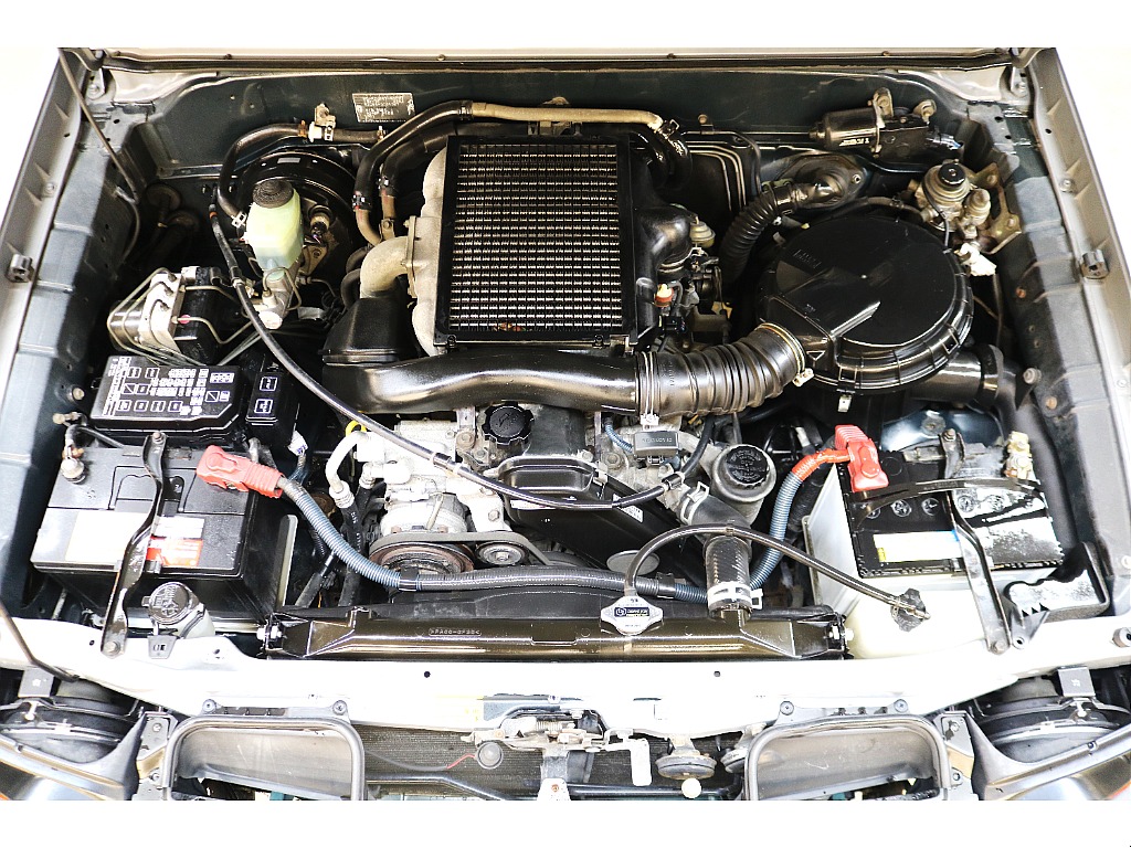 Under the hood of a 1997 Land Cruiser 95 Prado