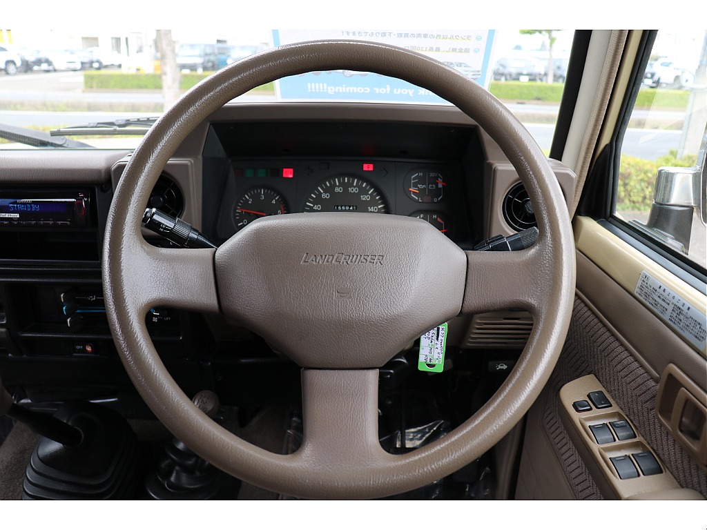 Interior of a 1998 Land Cruiser 70