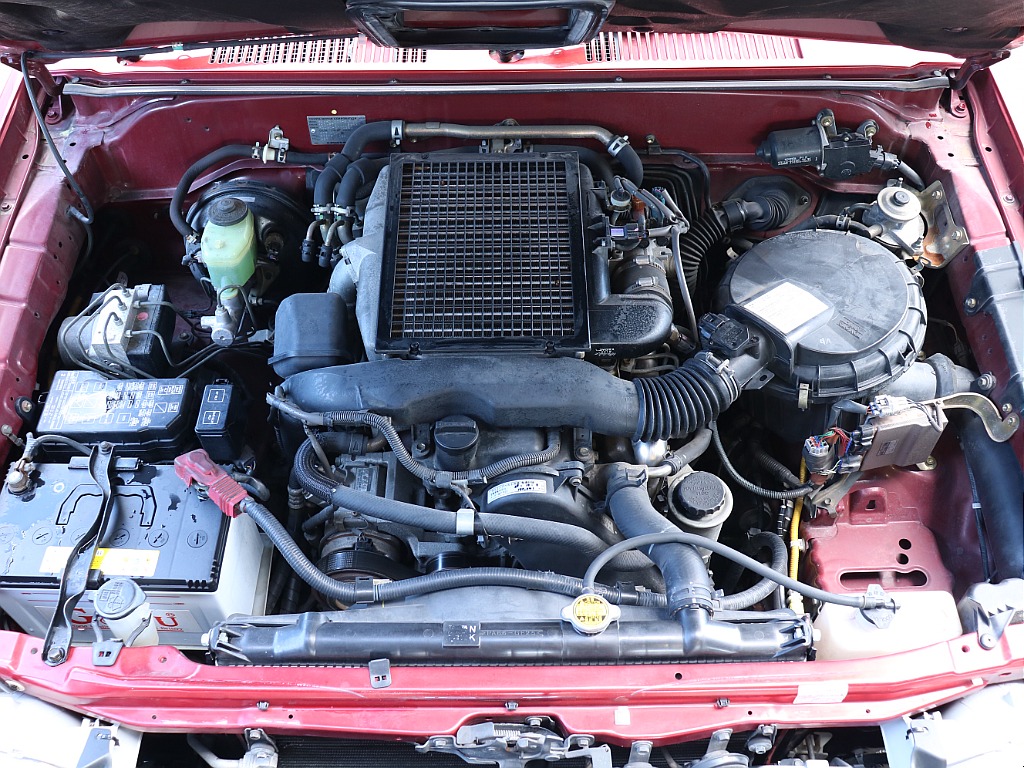 Under the hood of a 2001 Land Cruiser 90 Prado