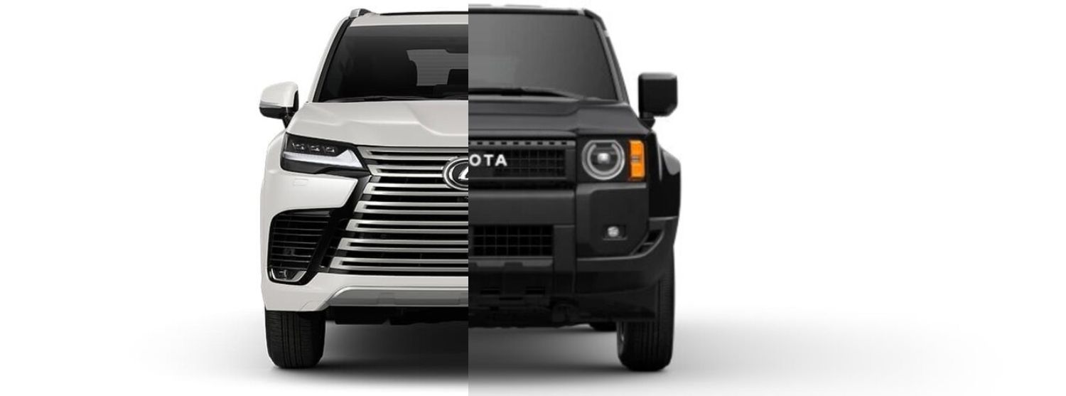 What is the difference between a Toyota Land Cruiser and a Lexus LX?