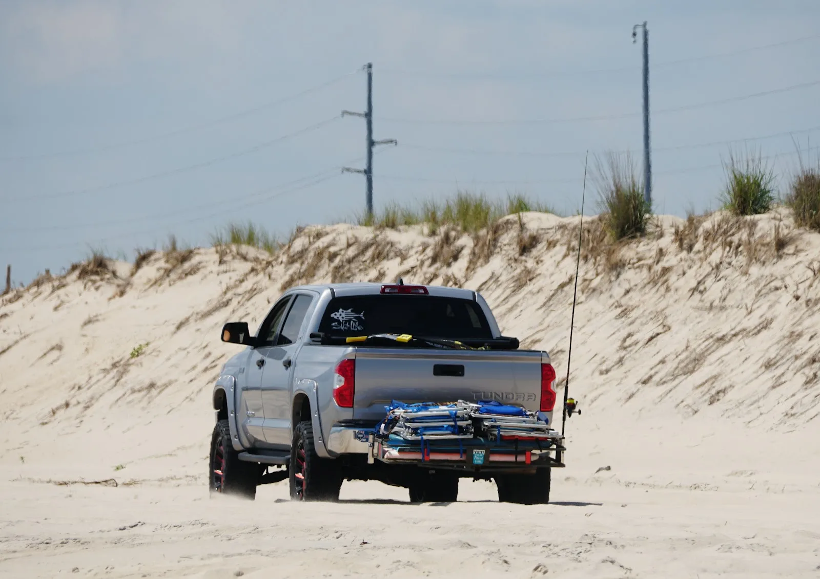 Toyota Tundra Limited on a Beach