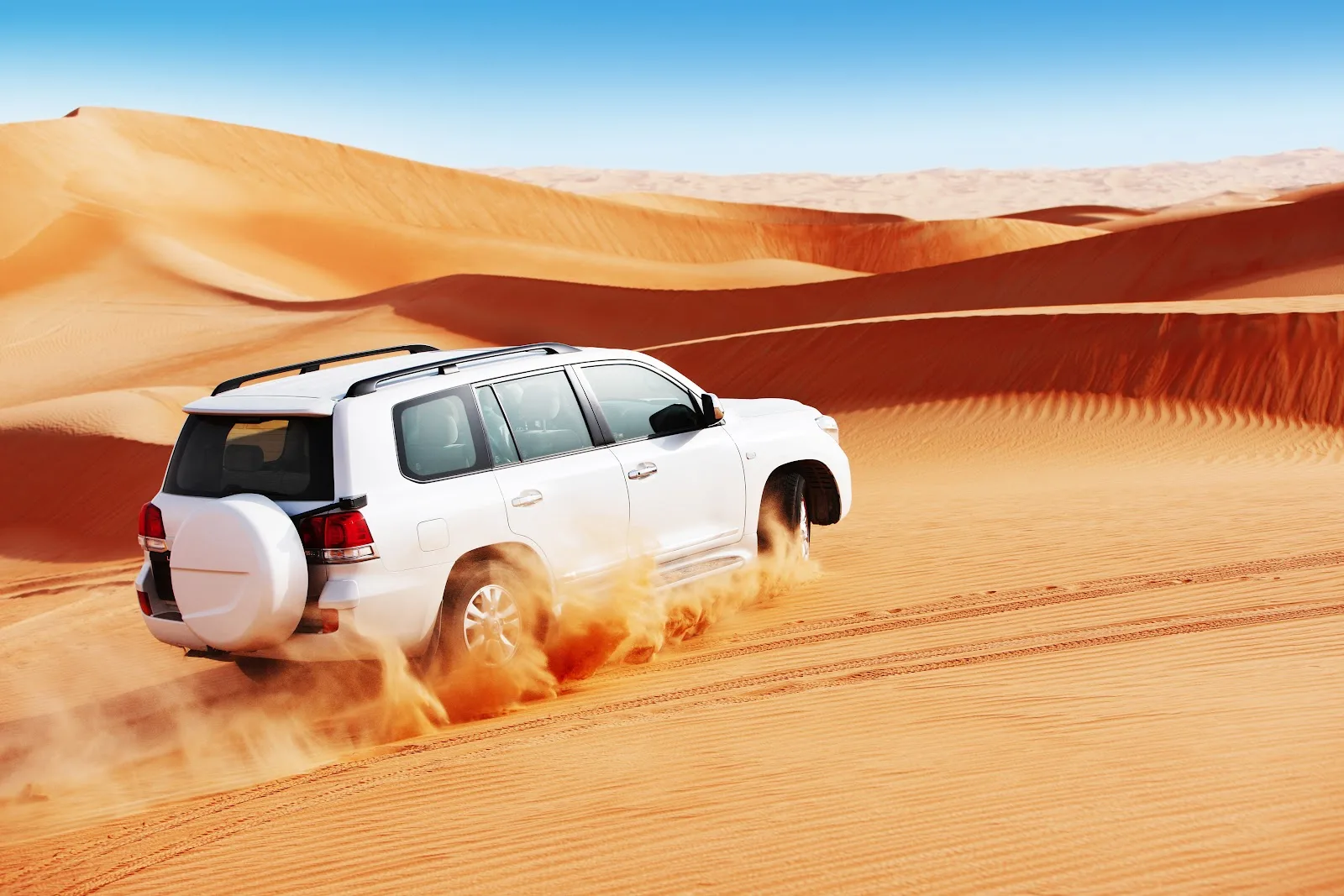 Toyota Land Cruiser Off-roading in the Desert