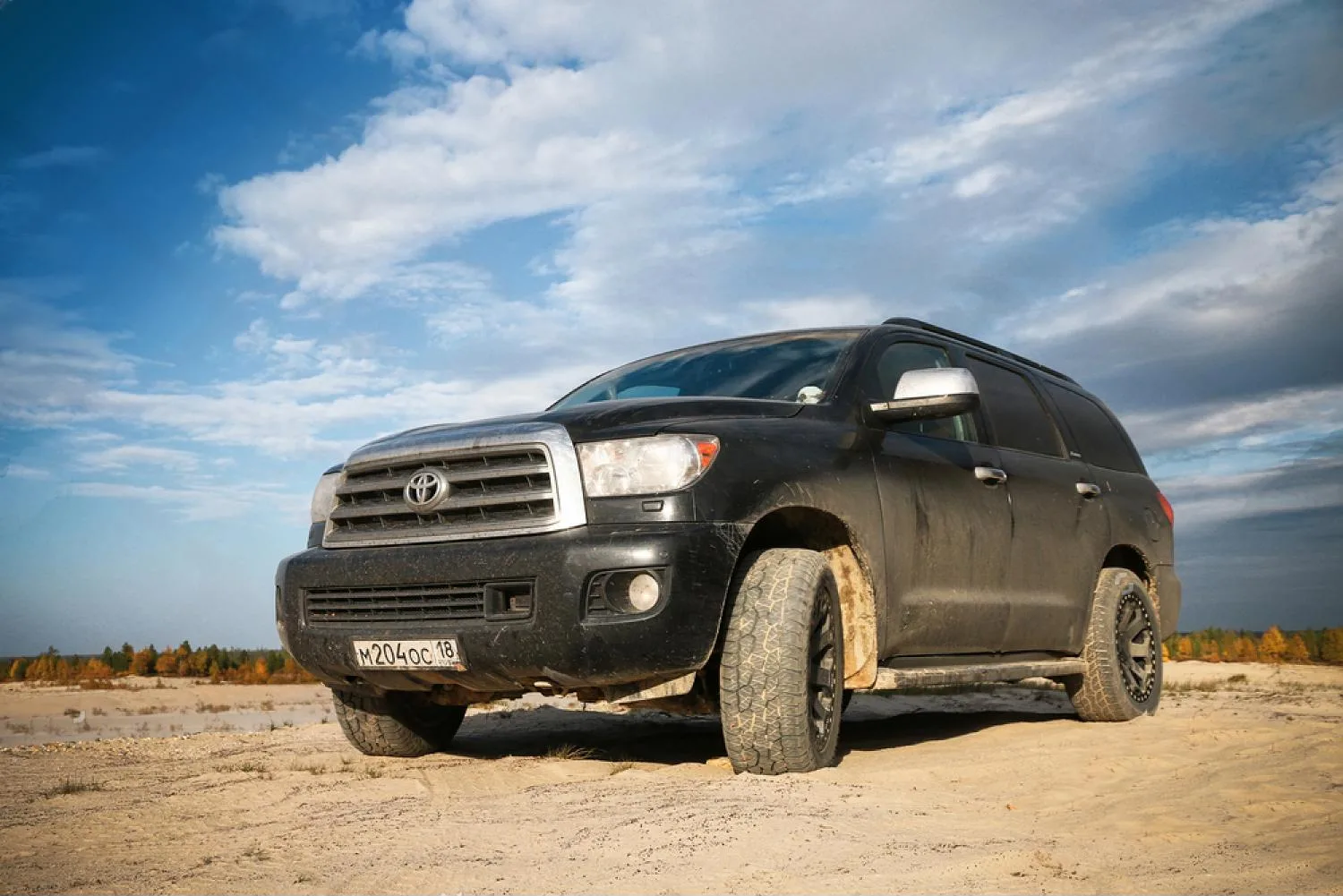 2020 Toyota Sequoia After a Tough Off-Road Drill