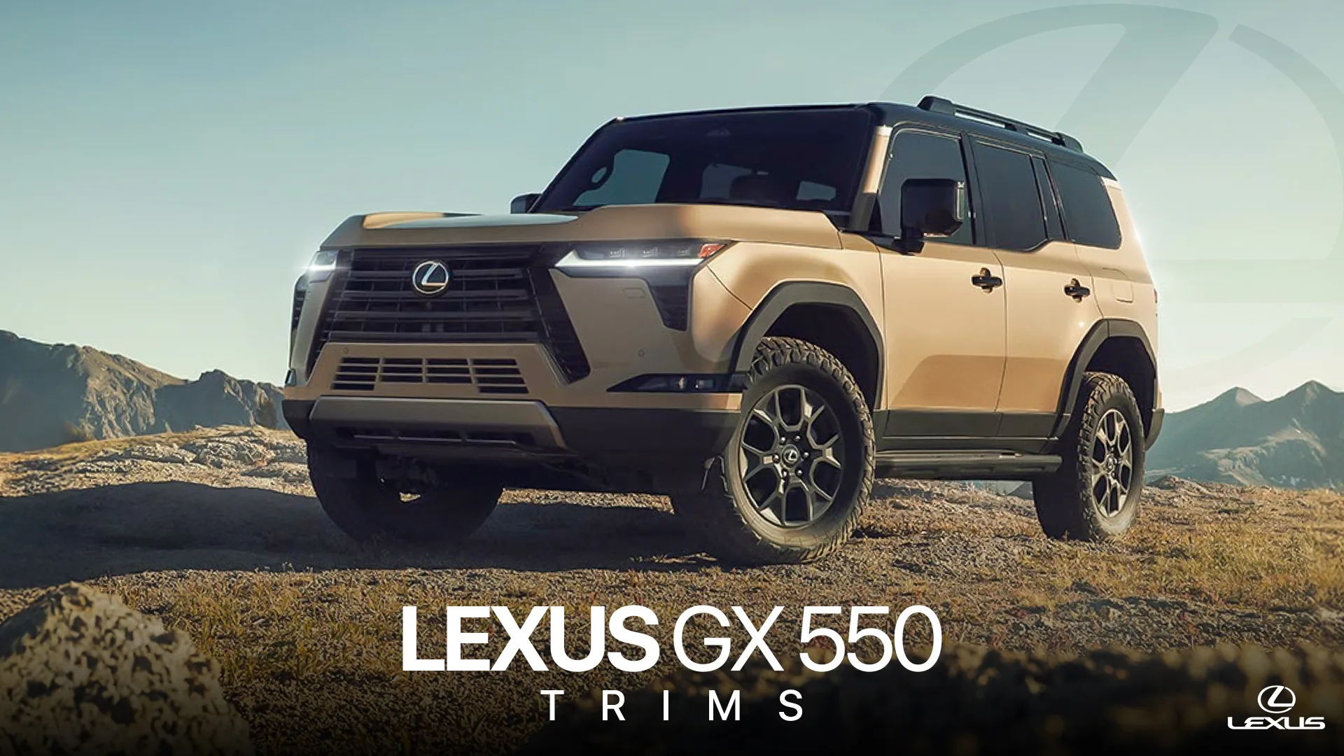 2025 Lexus GX 550 Trims with Comparison Chart – Detailed Overview!