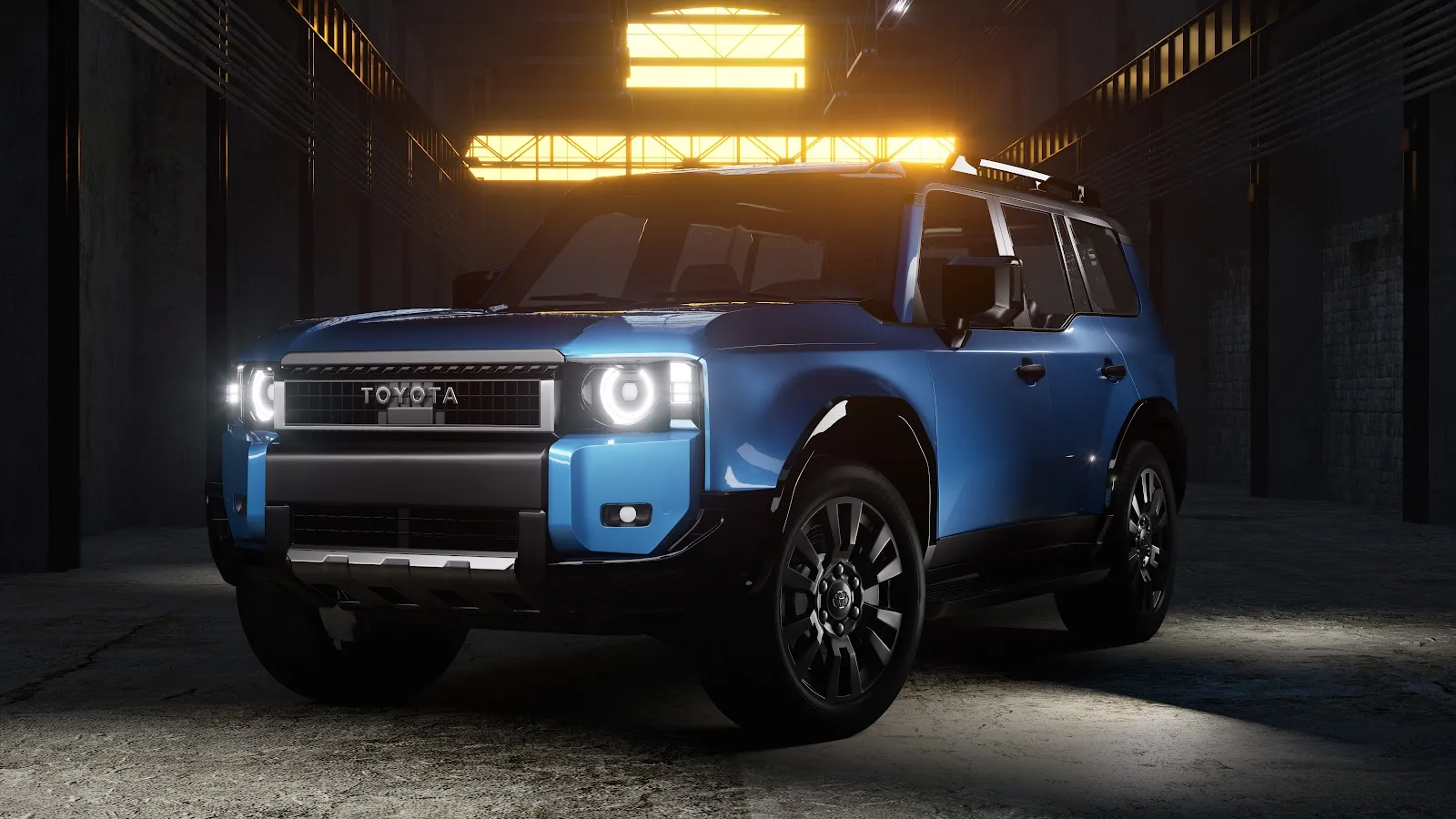 2025 Toyota Land Cruiser - Off-Road Adventure in the Mountains