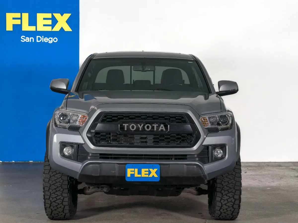 toyota tacoma modern exterior driving scene