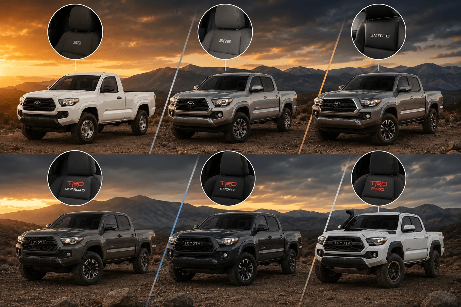 Toyota Tacoma 3rd Gen Trim Levels (2016–2023): Every Trim Compared