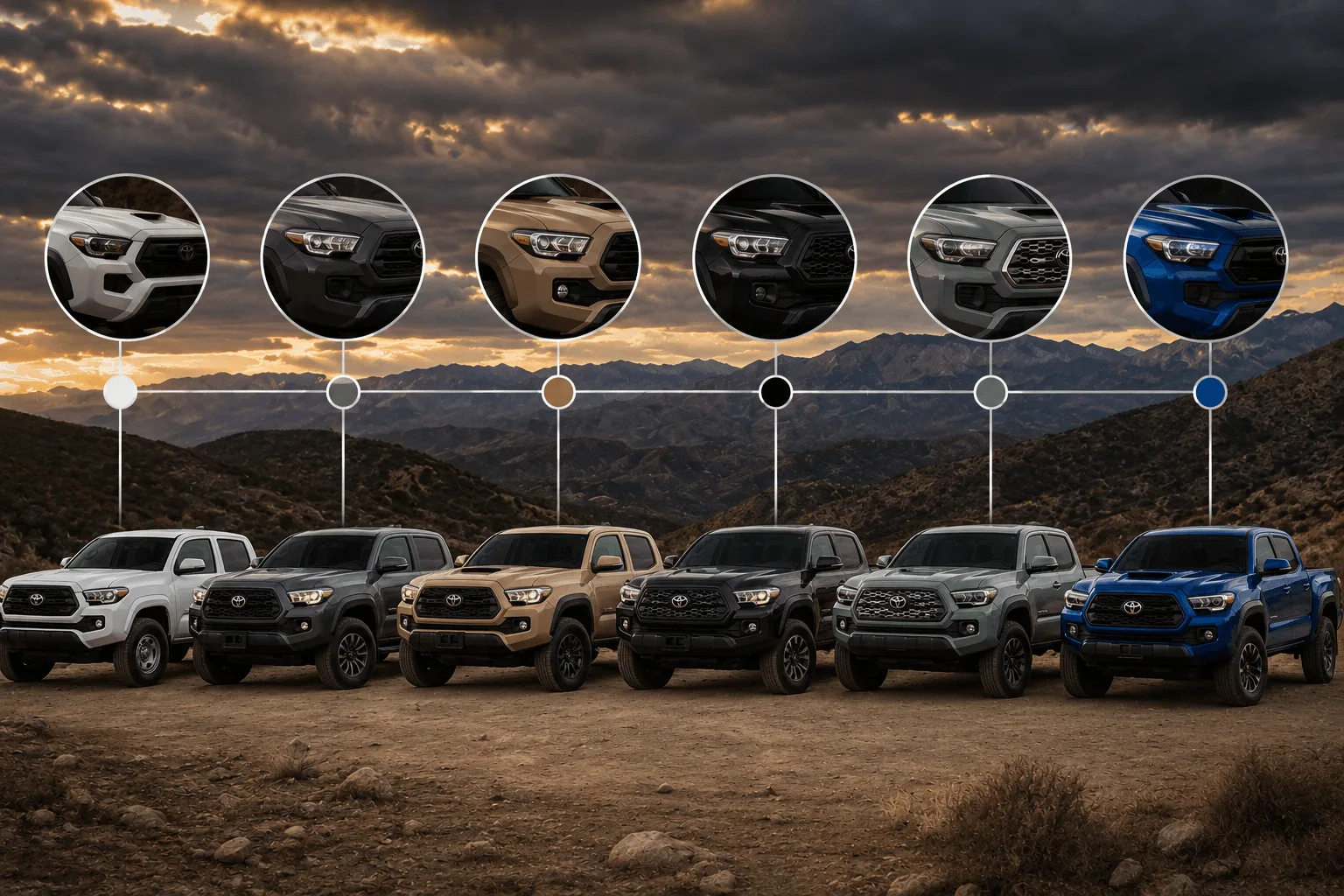 3rd gen toyota tacoma trim levels lineup
