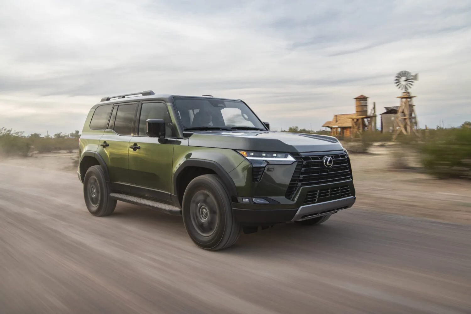Modified Lexus GX 550 parked at the beach