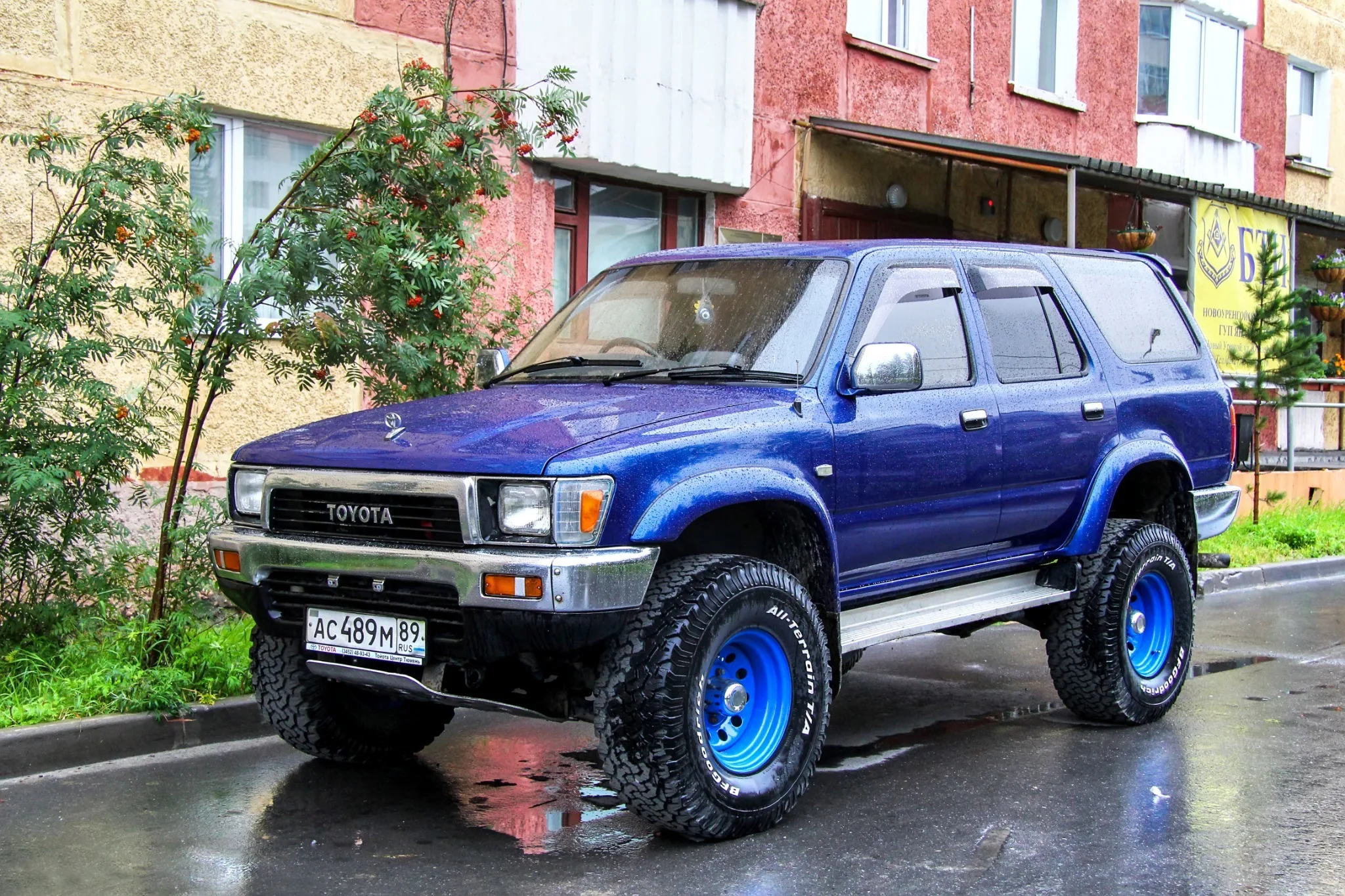toyota hilux surf diesel parked outdoors