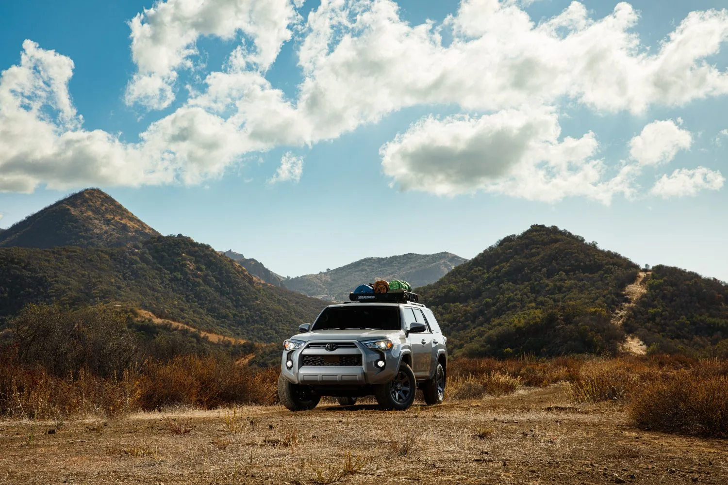 2024 Toyota 4runner on a challenging ice terrain