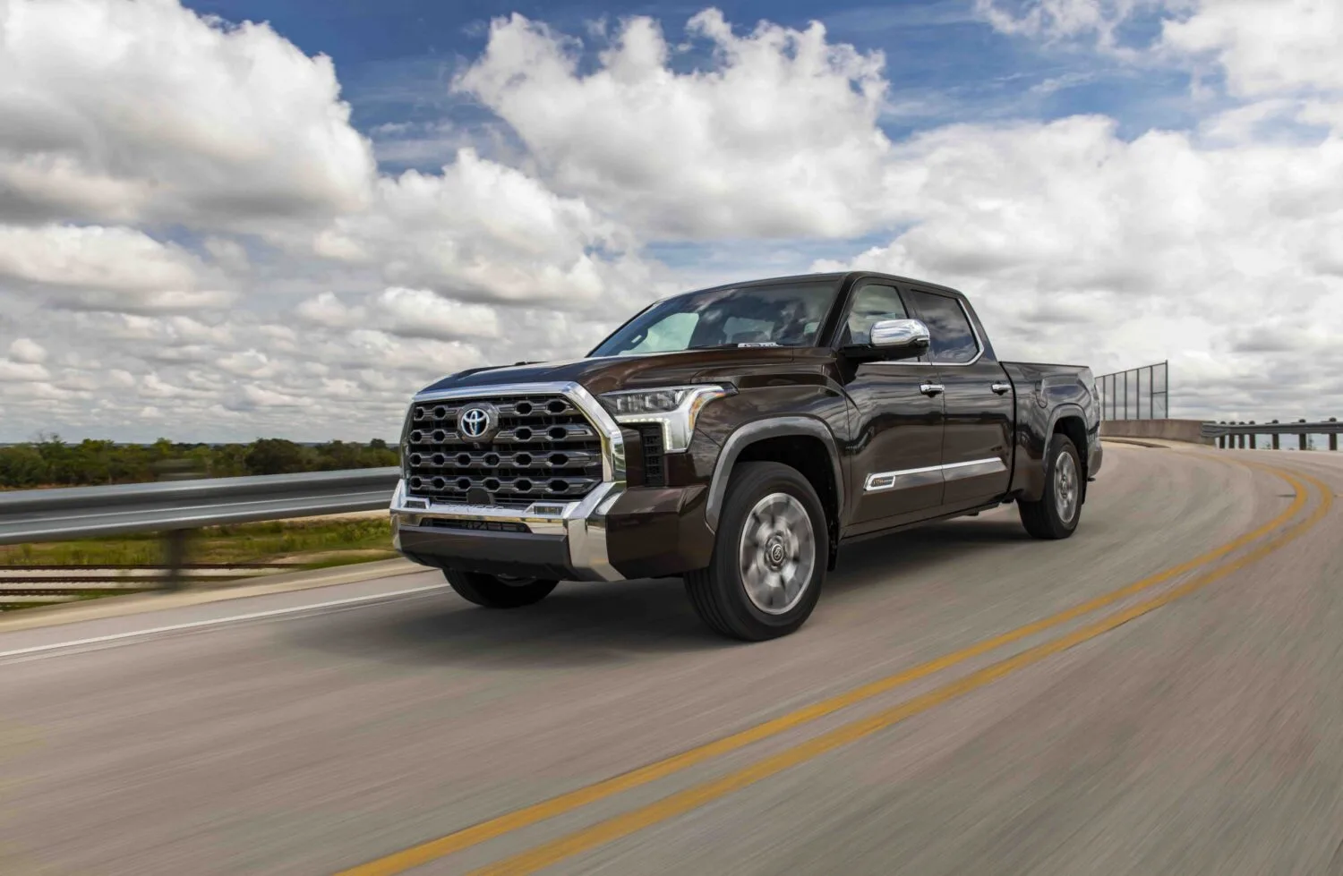 2025 Toyota Tundra on a Highway