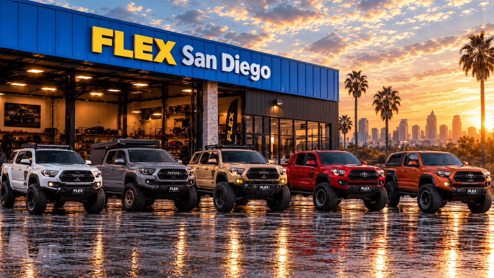 How FLEX Built 5 Custom Tacomas in the Creator Series?