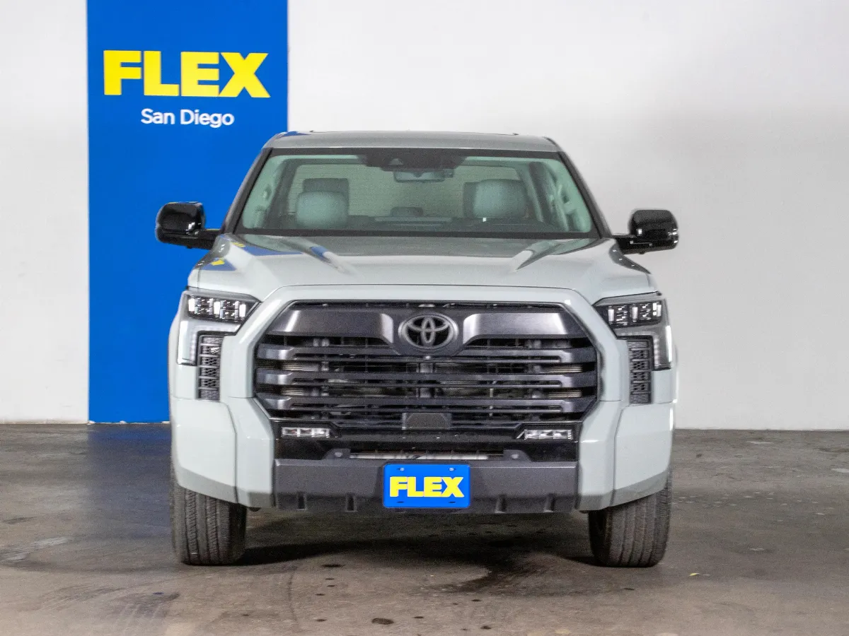 2024 Toyota Tundra front view showing the grille