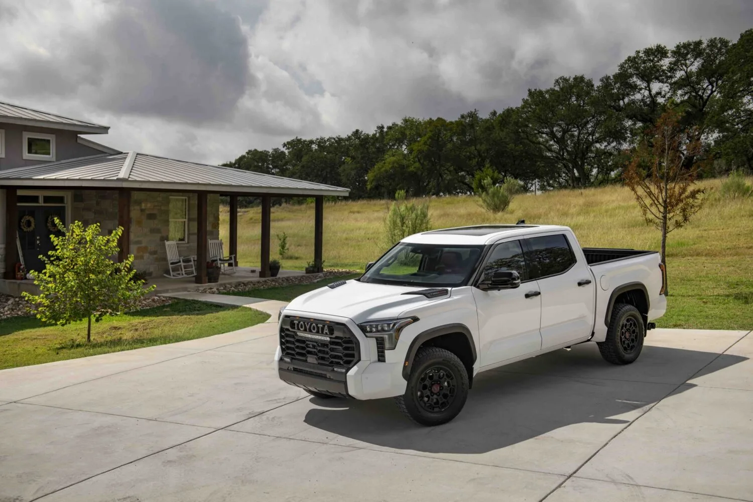 Toyota Tundra TRD Pro Parked Alongside a Beach